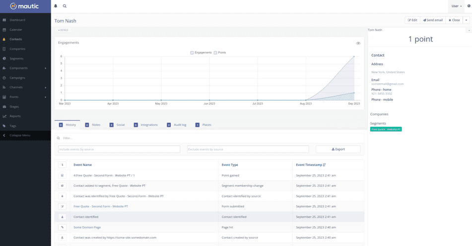 mautic-event-tracking